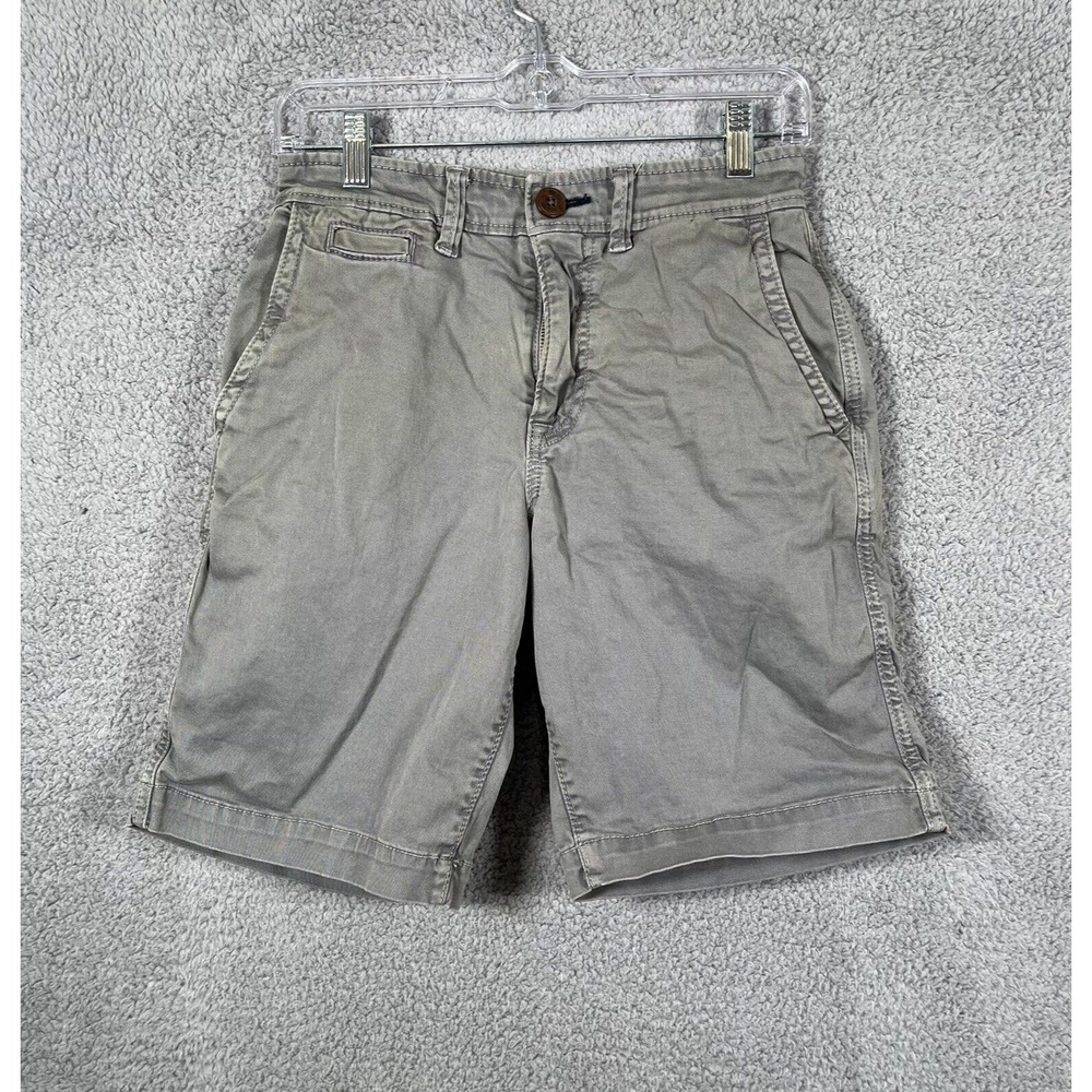 American Eagle Shorts Mens 26 Green Active Flex Preppy Workwear Skater Grunge